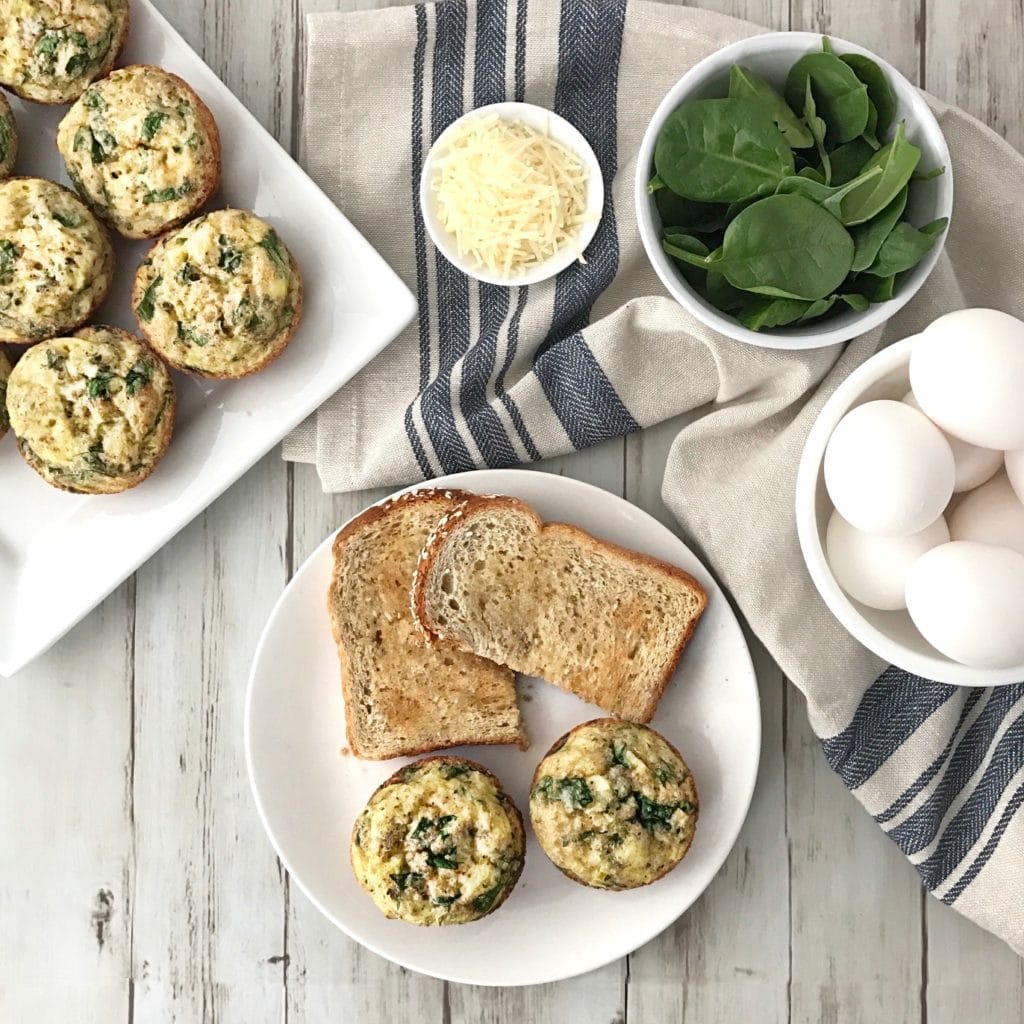 Image result for spinach parmesan egg muffins
